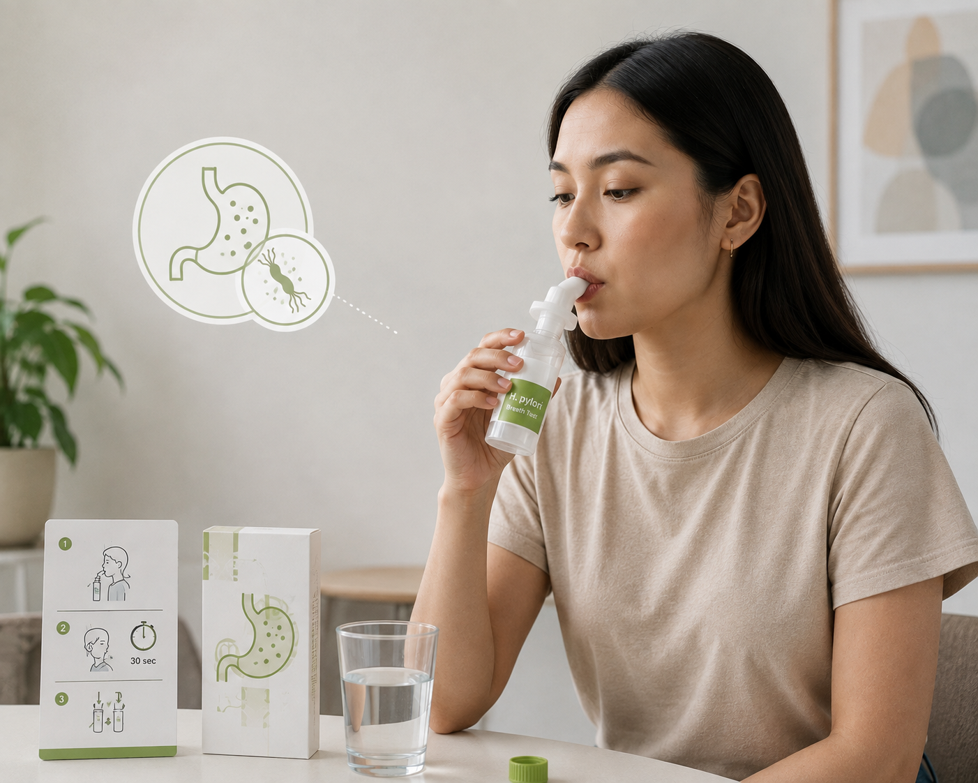 Дыхательный тест на Helicobacter pylori